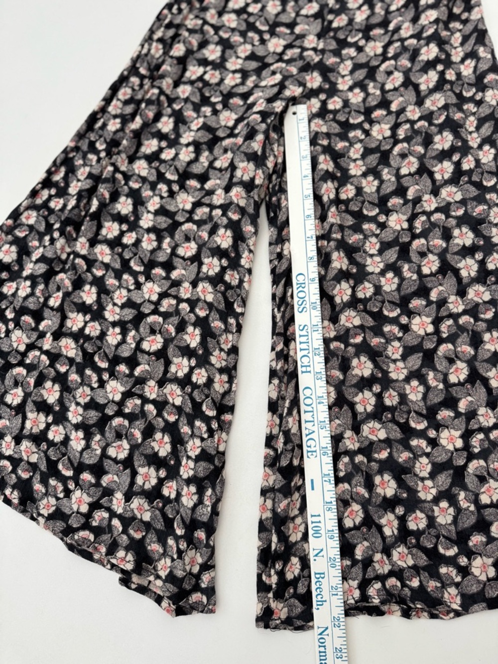 Rip Curl Floral Jumpsuit S Wide Leg Boho Gauzy Summer Beach Resort - Picture 7 of 9